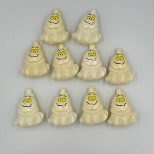 Vintage Blow Mold Ghost String Light Covers Retro Halloween Decor Kitsch‎ Spooky